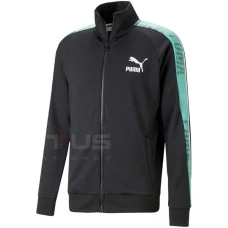 МЪЖКО ГОРНИЩЕ PUMA T7 SPORT TRACK JACKET PT BLACK/MINT МЪЖКО ГОРНИЩЕ PUMA T7 SPORT TRACK JACKET PT BLACK/MINT