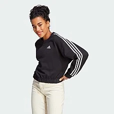 ДАМСКА БЛУЗА ADIDAS HR4926 W 3S CR SWT ЧЕРНА ДАМСКА БЛУЗА ADIDAS HR4926 W 3S CR SWT ЧЕРНА