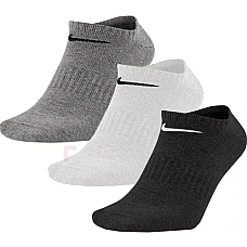 ЧОРАПИ NIKE EVERYDAY LTWT NS 3PR B/W/G ЧОРАПИ NIKE EVERYDAY LTWT NS 3PR B/W/G
