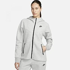 ДАМСКО ГОРНИЩЕ NIKE NSW TCH FLC WR FZ HDY DK GREY HTHR ДАМСКО ГОРНИЩЕ NIKE NSW TCH FLC WR FZ HDY DK GREY HTHR