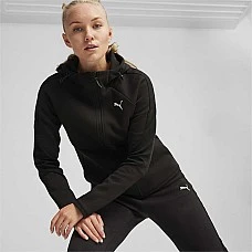 ДАМСКО ГОРНИЩЕ PUMA 67787801 EVOSTRIPE FZ HOODIE ЧЕРНО ДАМСКО ГОРНИЩЕ PUMA 67787801 EVOSTRIPE FZ HOODIE ЧЕРНО