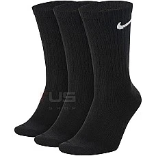 ЧОРАПИ NIKE EVERYDAY LTWT CREW 3PR BLACK ЧОРАПИ NIKE EVERYDAY LTWT CREW 3PR BLACK