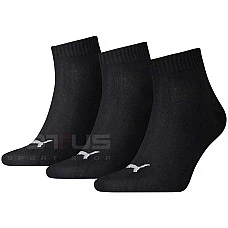 ЧОРАПИ PUMA UNISEX QUARTER PLAIN 3P BLACK ЧОРАПИ PUMA UNISEX QUARTER PLAIN 3P BLACK