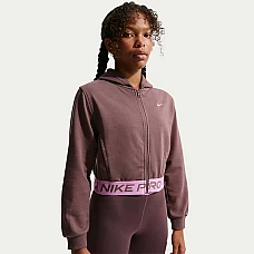 ДЕТСКО ГОРНИЩЕ ЗА МОМИЧЕ NIKE HQ9312-502 PRO DF FZ FLC HDY КАФЯВО ДЕТСКО ГОРНИЩЕ ЗА МОМИЧЕ NIKE HQ9312-502 PRO DF FZ FLC HDY КАФЯВО