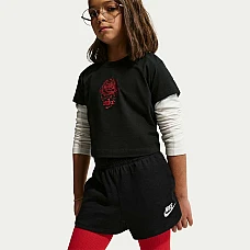 ДЕТСКИ КЪСИ ПАНТАЛОНИ ЗА МОМИЧЕ NIKE IF1726-010 NSW SHORT JSY ЧЕРНИ ДЕТСКИ КЪСИ ПАНТАЛОНИ ЗА МОМИЧЕ NIKE IF1726-010 NSW SHORT JSY ЧЕРНИ