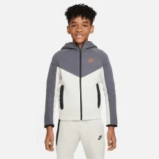 ДЕТСКО ГОРНИЩЕ ЗА МОМЧЕ NIKE NSW TECH FLC FZ ТЪМНОСИВ/БЕЖОВ ДЕТСКО ГОРНИЩЕ ЗА МОМЧЕ NIKE NSW TECH FLC FZ ТЪМНОСИВ/БЕЖОВ