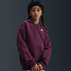 ДЕТСКО ГОРНИЩЕ ЗА МОМИЧЕ NIKE FD2931-610 NSW CLUB FLC OVRSZD FZ LBR БОРДО ДЕТСКО ГОРНИЩЕ ЗА МОМИЧЕ NIKE FD2931-610 NSW CLUB FLC OVRSZD FZ LBR БОРДО