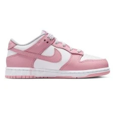 ДЕТСКИ ОБУВКИ ЗА МОМИЧЕ NIKE FB9108-125 DUNK LOW BP БЕЛИ/РОЗОВИ ДЕТСКИ ОБУВКИ ЗА МОМИЧЕ NIKE FB9108-125 DUNK LOW BP БЕЛИ/РОЗОВИ