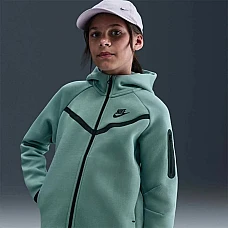 ДЕТСКО ГОРНИЩЕ ЗА МОМИЧЕ NIKE HV8695-017 NSW TCH FLC HD FZ LS PD ЗЕЛЕНО ДЕТСКО ГОРНИЩЕ ЗА МОМИЧЕ NIKE HV8695-017 NSW TCH FLC HD FZ LS PD ЗЕЛЕНО