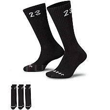 ЧОРАПИ NIKE JORDAN ESSENTIAL CREW 3PR BLACK ЧОРАПИ NIKE JORDAN ESSENTIAL CREW 3PR BLACK
