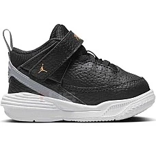 ДЕТСКИ ОБУВКИ ЗА МОМЧЕ NIKE JORDAN MAX AURA 5 TD BLACK/METALLIC GOLD ДЕТСКИ ОБУВКИ ЗА МОМЧЕ NIKE JORDAN MAX AURA 5 TD BLACK/METALLIC GOLD