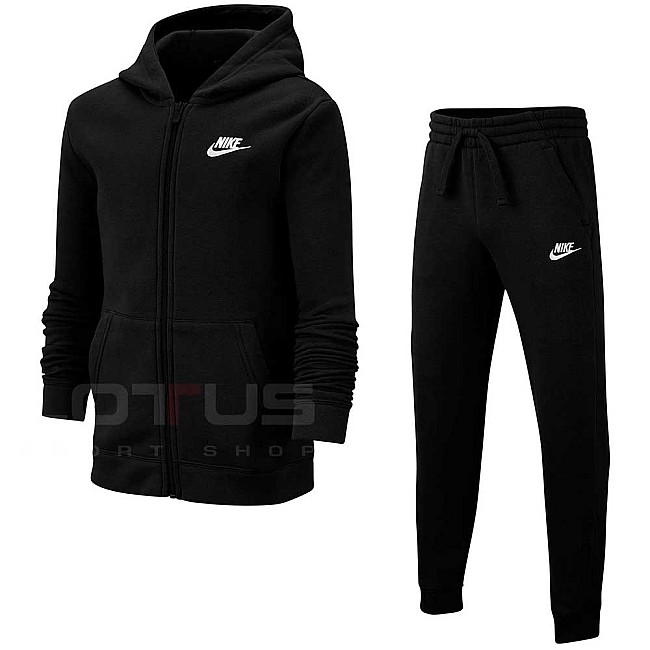 ДЕТСКИ СПОРТЕН ЕКИП NIKE NSW CORE BF TRK SUIT BLACK