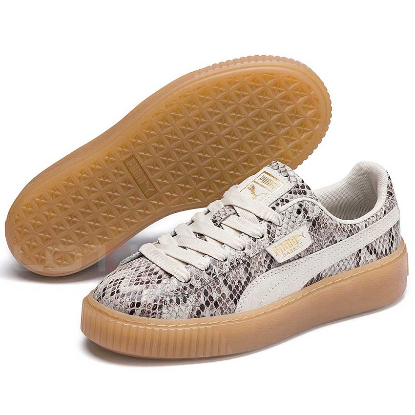 ?????? ?????? PUMA PLATFORM SNAKE LUX WNS BEIGE | ???? ?? Lotus Sport