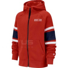 ДЕТСКО ГОРНИЩЕ NIKE AIR HOODIE FZ RED