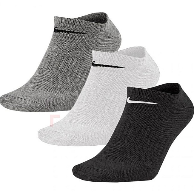 ЧОРАПИ NIKE EVERYDAY LTWT NS 3PR B/W/G