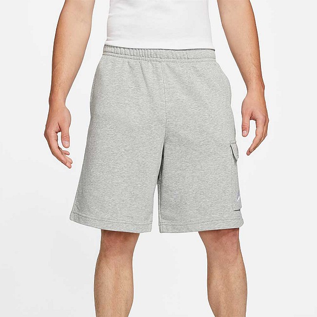 МЪЖКИ КЪСИ ПАНТАЛОНИ NIKE NSW CLUB FT CARGO SHORT DK GREY HTHR