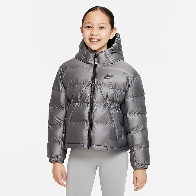 ДЕТСКО ЯКЕ ЗА МОМИЧЕ NIKE NSW SYNFL HD JKT GREY/BLACK