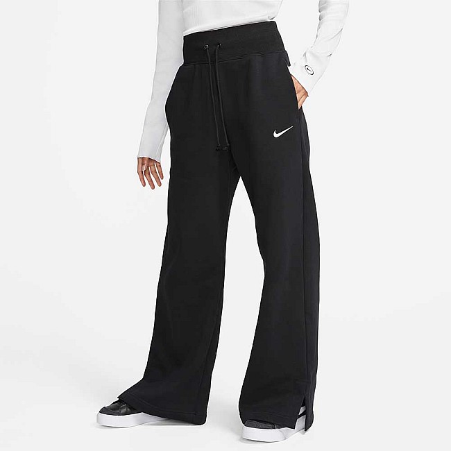 ДАМСКО ДОЛНИЩЕ NIKE NSW PHNX FLC HR PANT WIDE BLACK