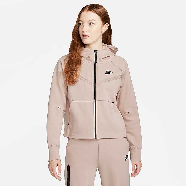 ДАМСКО ГОРНИЩЕ NIKE NSW TCH FLC WR ESSNTL FZ HDY PINK