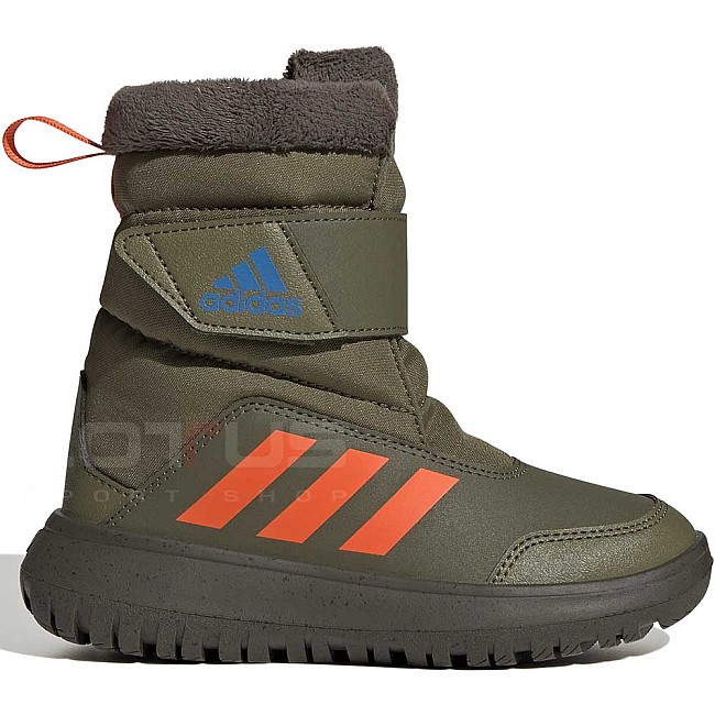 ДЕТСКИ БОТИШИ ЗА МОМЧЕ ADIDAS WINTERPLAY C OLIVE