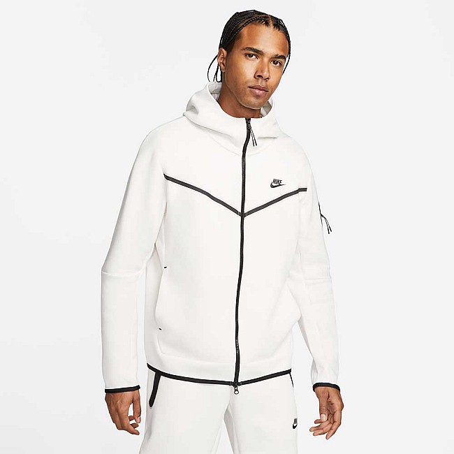 МЪЖКО ГОРНИЩЕ NIKE NSW TCH FLC HOODIE FZ PHANTOM