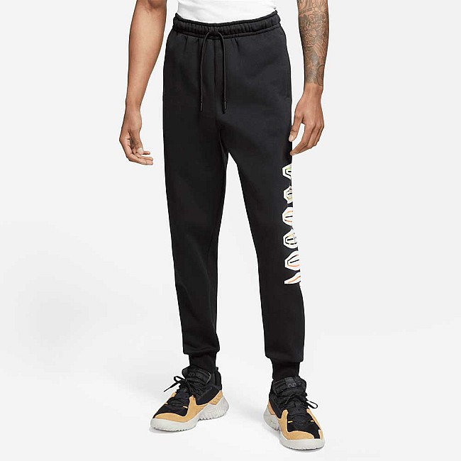 МЪЖКО ДОЛНИЩЕ NIKE JORDAN FLT MVP FLEECE PANT BLACK