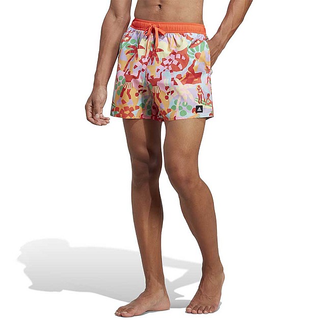 МЪЖКИ ПЛУВНИ ШОРТИ ADIDAS FARM UF SHORT RED/GLOW