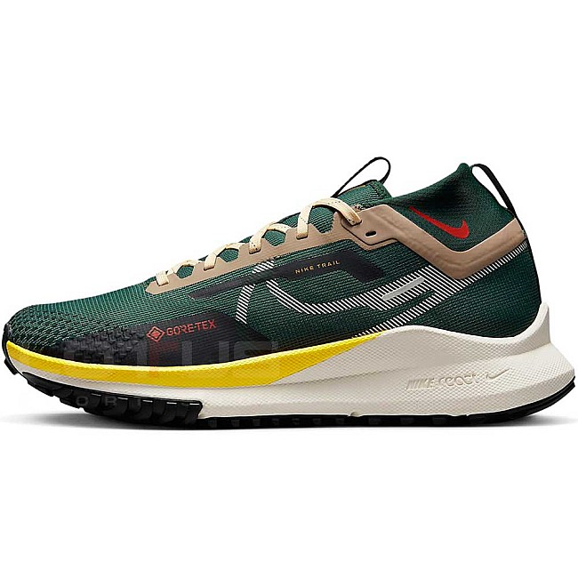 МЪЖКИ МАРАТОНКИ NIKE REACT PEG TRAIL 4 GTX NCP GREEN/SAIL/RED/YELLOW