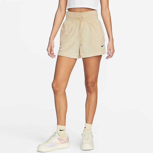 ДАМСКИ КЪСИ ПАНТАЛОНИ NIKE NSW TRRY SHORT MS VANILLA