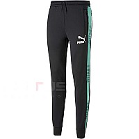 МЪЖКО ДОЛНИЩЕ PUMA T7 SPORT TRACK PANTS PT BLACK/MINT