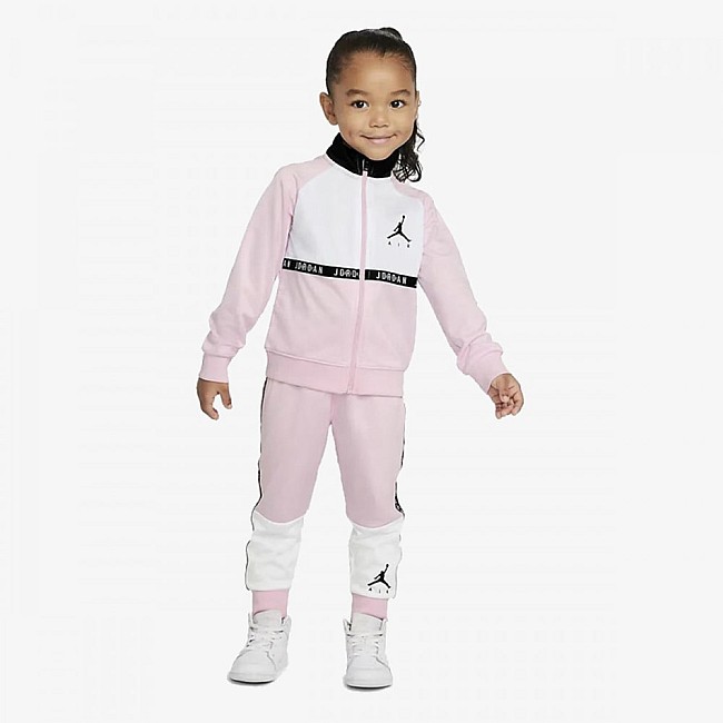 БЕБЕШКИ СПОРТЕН ЕКИП ЗА МОМИЧЕ NIKE JORDAN JUMPMAN AIR BLOCKED TRICOT PINK