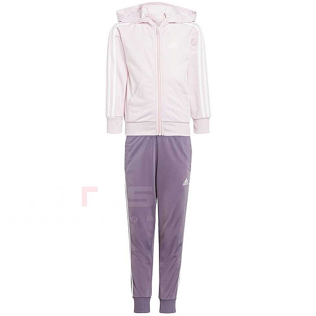 ДЕТСКИ СПОРТЕН ЕКИП ЗА МОМИЧЕ ADIDAS 3S SHINY TS PINK/VIOLET