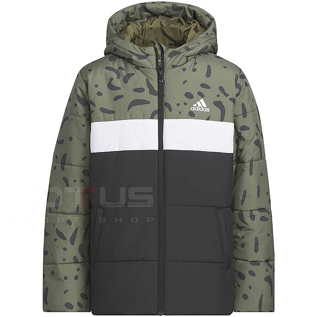 ДЕТСКО ЯКЕ ЗА МОМЧЕ ADIDAS JB CB PAD JKT OLIVE