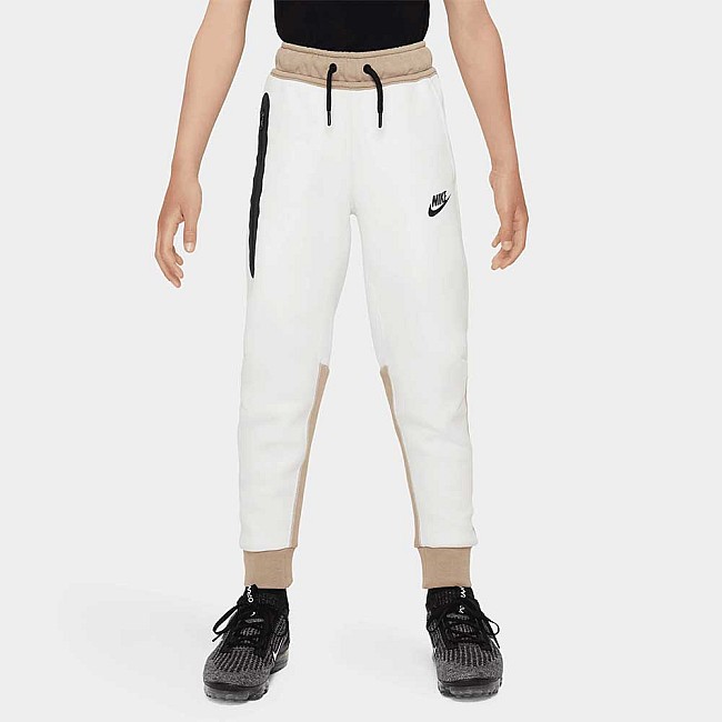 ДЕТСКО ДОЛНИЩЕ ЗА МОМЧЕ NIKE NSW TECH FLC PANT SUMMIT WHITE