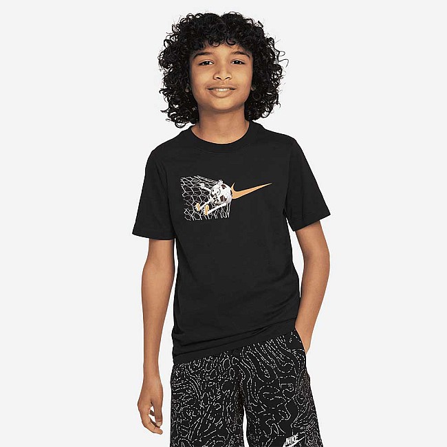 ДЕТСКА ТЕНИСКА ЗА МОМЧЕ NIKE NSW TEE SOCCER BALL FA23 BLACK