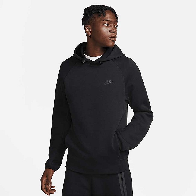 МЪЖКИ СУИТШЪРТ NIKE TCH FLC PO HOODIE BLACK