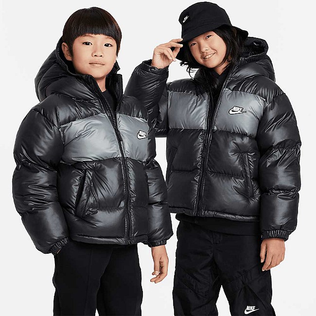 ДЕТСКО ЯКЕ ЗА МОМИЧЕ NIKE NSW TF RPL HGH SYNFL JKT ULT BLACK/SMOKE GREY