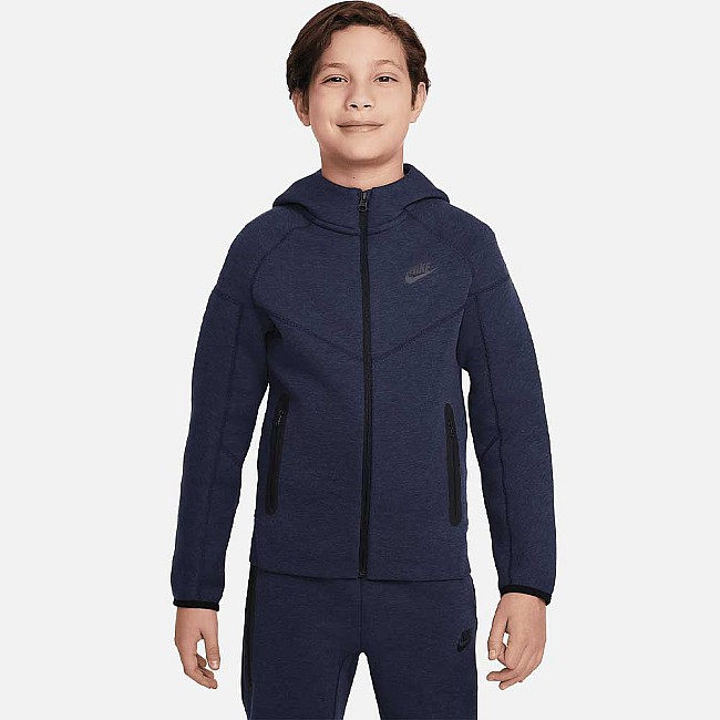 ДЕТСКО ГОРНИЩЕ ЗА МОМЧЕ NIKE NSW TECH FLC F OBSIDIAN HTHR