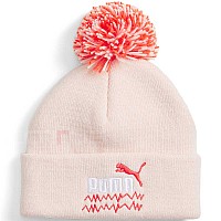 ДЕТСКА ЗИМНА ШАПКА PUMA MIXMATCH POM POM BEANIE PINK