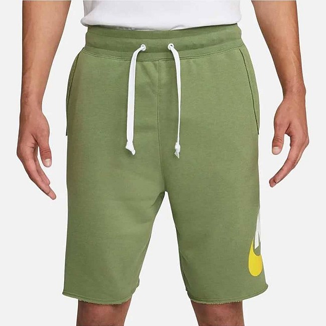 МЪЖКИ КЪСИ ПАНТАЛОНИ NIKE CLUB FT ALUMNI SHORT GREEN