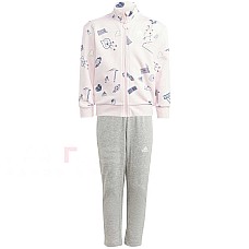 ДЕТСКИ СПОРТЕН ЕКИП ЗА МОМИЧЕ ADIDAS IN3304 LK BLUV TS РОЗОВ/СИВ