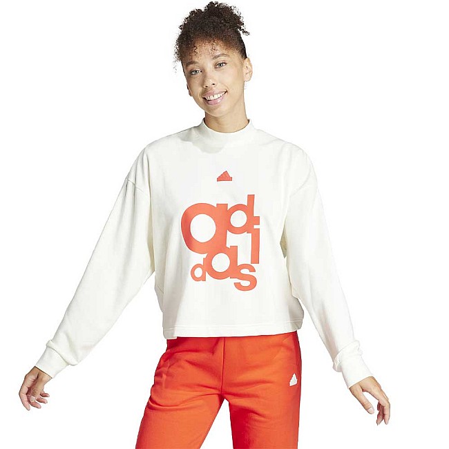 ДАМСКА БЛУЗА ADIDAS IS4284 W BLUV CREW БЯЛА