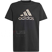 ДЕТСКА ТЕНИСКА ЗА МОМИЧЕ ADIDAS IW1376 G ANIMAL TEE ЧЕРНА