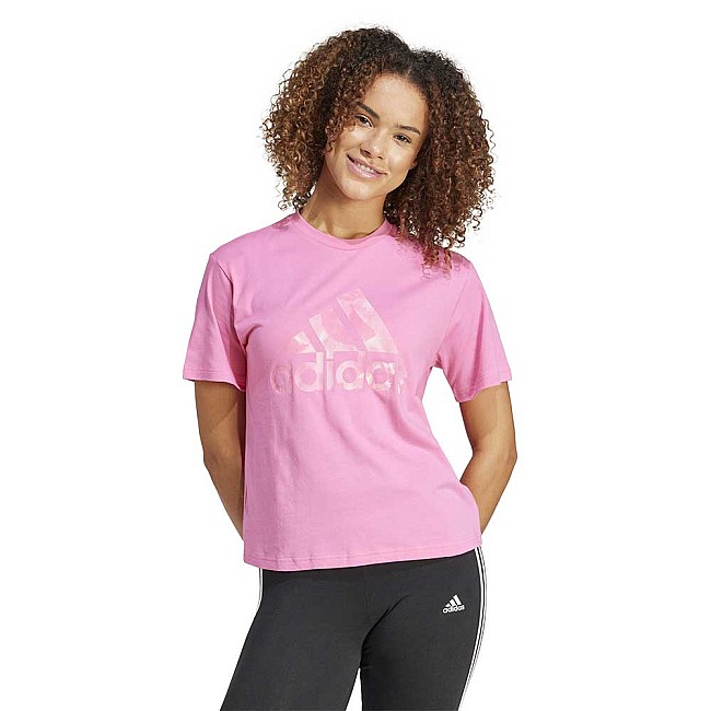 ДАМСКА ТЕНИСКА ADIDAS IS4257 W AOP TEE РОЗОВА