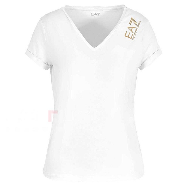 ДАМСКА ТЕНИСКА EA7 EMPORIO ARMANI 3DTT01 TRAIN CORE LADY W TEE SS VN БЯЛА
