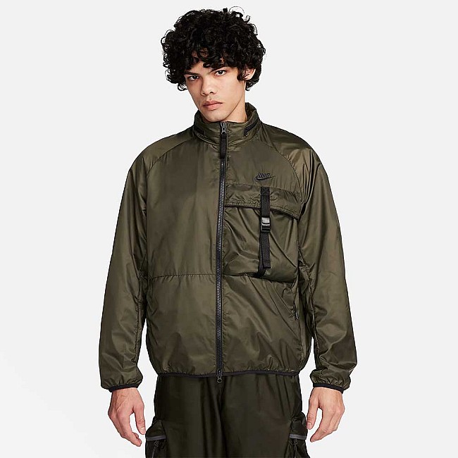 МЪЖКО ГОРНИЩЕ NIKE TCH WVN N24 LND PKBL JKT КАФЯВО-ЗЕЛЕНО