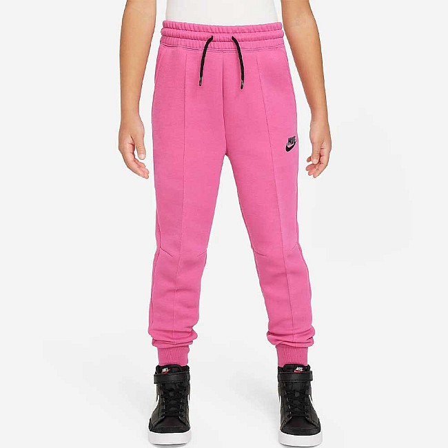 ДЕТСКО ДОЛНИЩЕ ЗА МОМИЧЕ NIKE NSW TCH FLC JGGR РОЗОВО