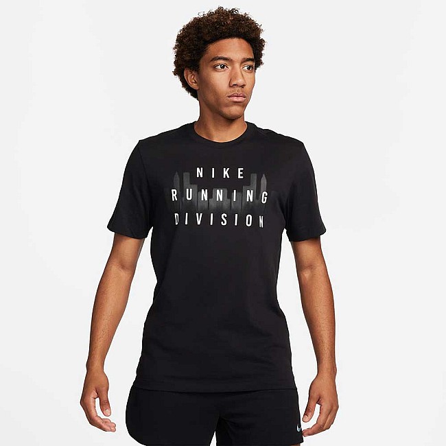 МЪЖКА ТЕНИСКА NIKE DF TEE RUN DIV SP24 ЧЕРНА