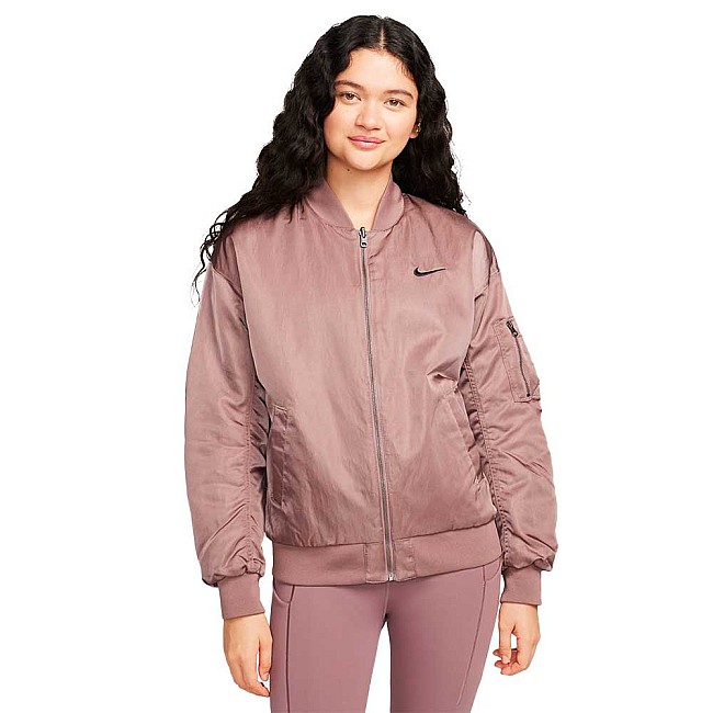 ДАМСКО ЯКЕ NIKE NSW NIKE VRSTY BMBR JKT БЛЕДОКАФЯВО