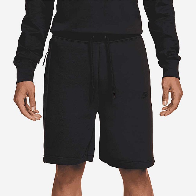 МЪЖКИ КЪСИ ПАНТАЛОНИ NIKE TCH FLC SHORT ЧЕРНИ